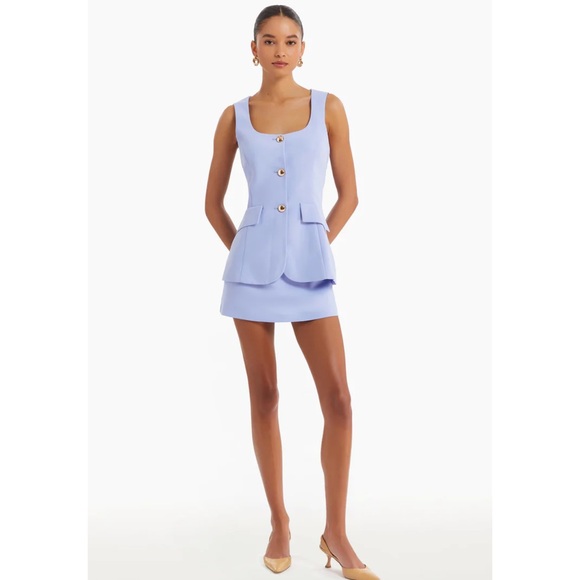 Amanda Uprichard Pants - AMANDA UPRICHARD KYA ROMPER IN ENGLISH LAVENDER, SIZE SMALL